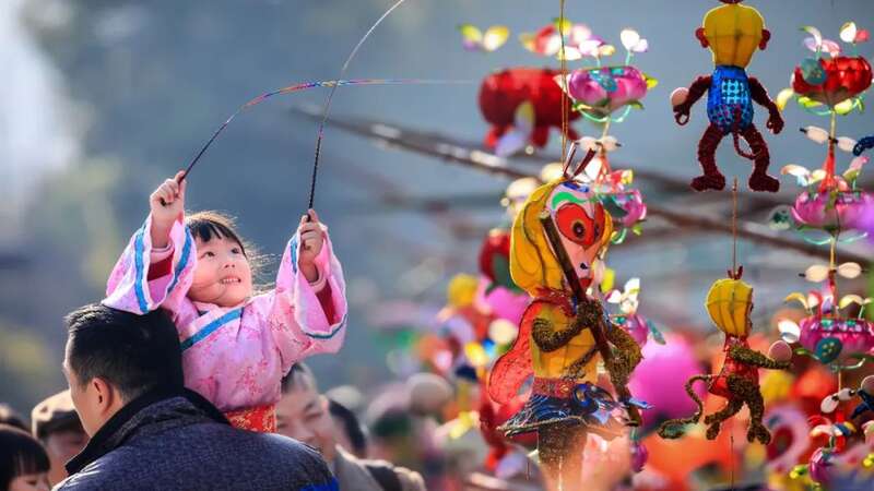 2016年闹灯会。张蓉 摄
